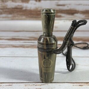 Vintage RNT Rich N Tone Double Reed Arkansas Mallard Duck Call With Lanyard